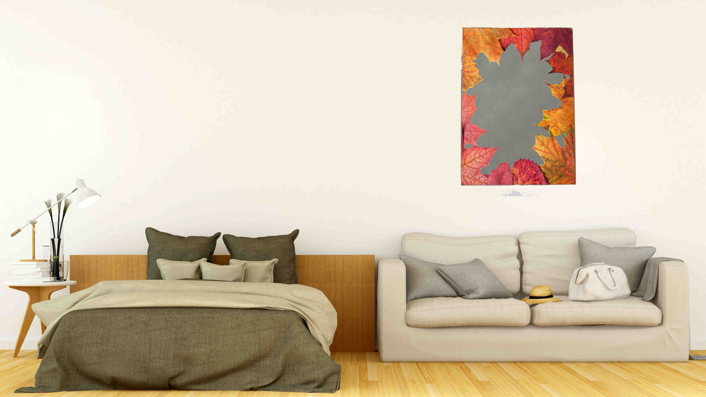 New Product Colourful autumn leaves (Mirror Art Print)  - Andrew Lee Home and Living