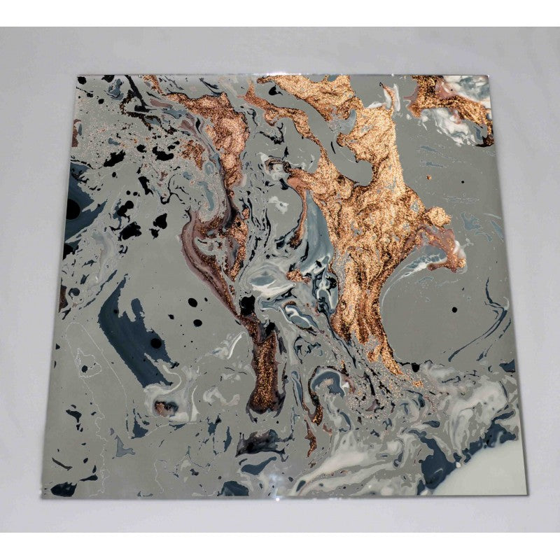 New Product Ink marbling art texture design (Mirror Art print)  - Andrew Lee Home and Living Homeware