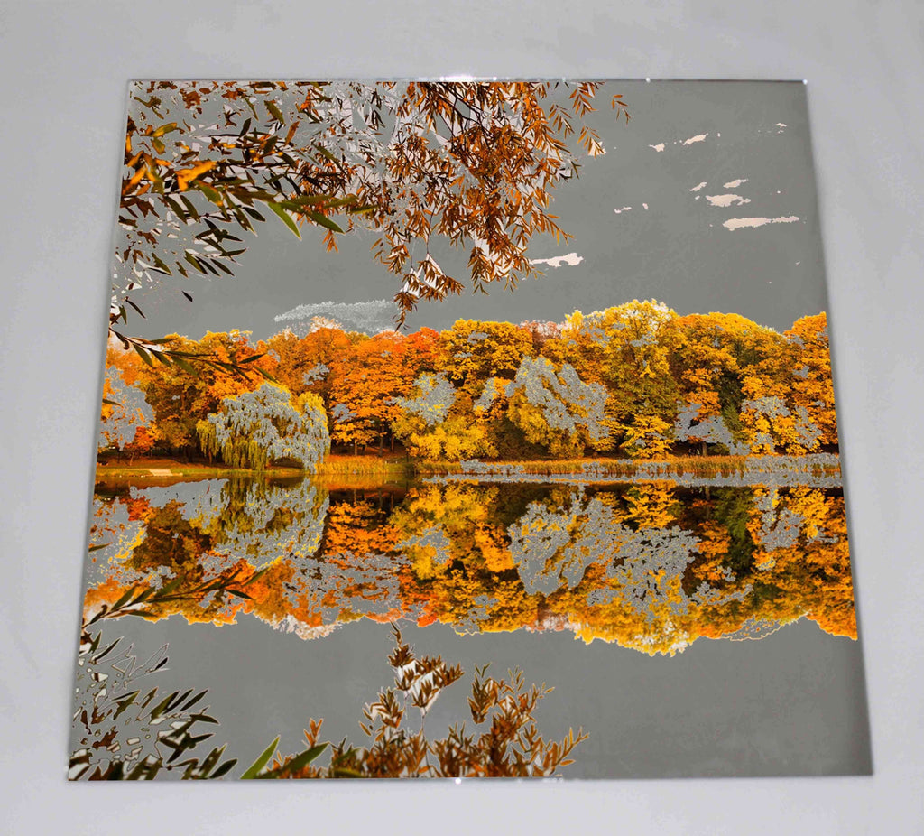 New Product Autumn calm lake (Mirror Art print)  - Andrew Lee Home and Living