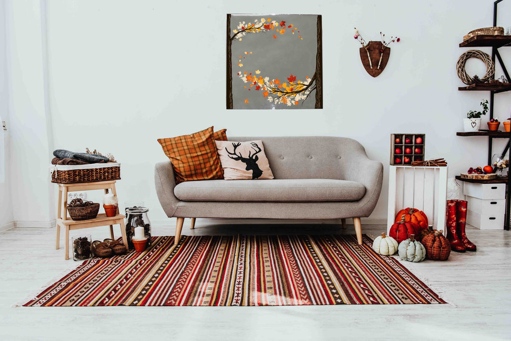 New Product Fall back with leaves (Mirror Art print)  - Andrew Lee Home and Living