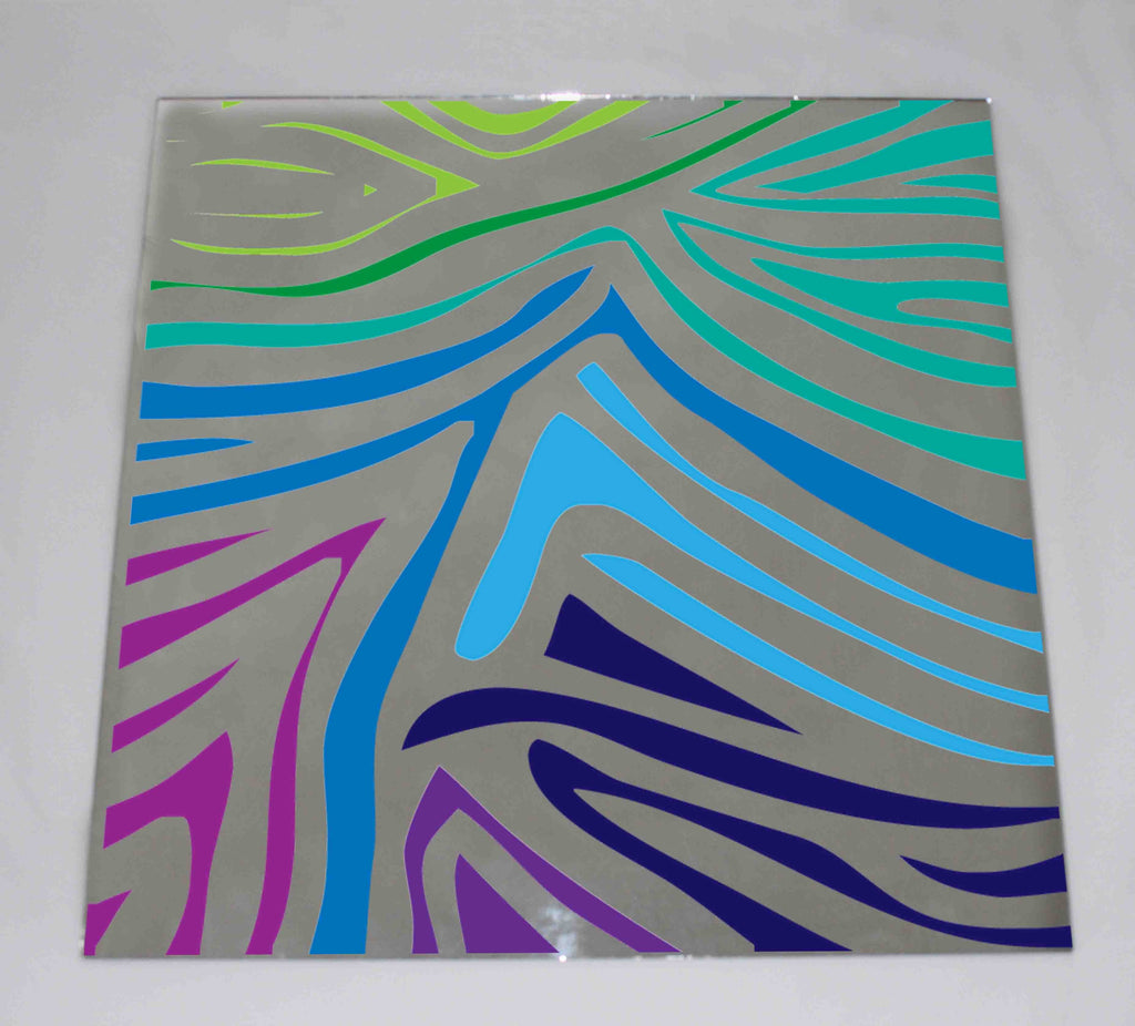 New Product Colourful Zebra pattern (Mirror Art print)  - Andrew Lee Home and Living