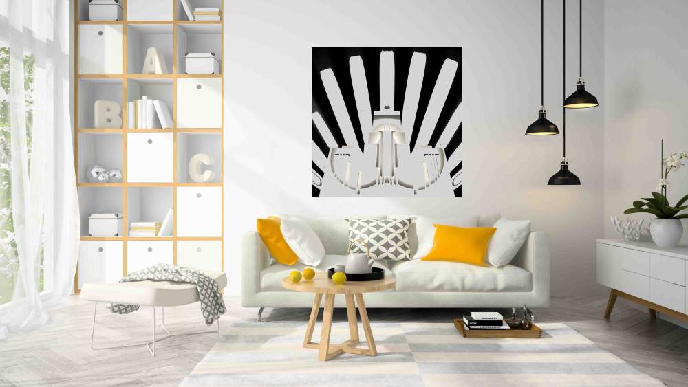 New Product Futuristic city skyline (Mirror Art print)  - Andrew Lee Home and Living Homeware