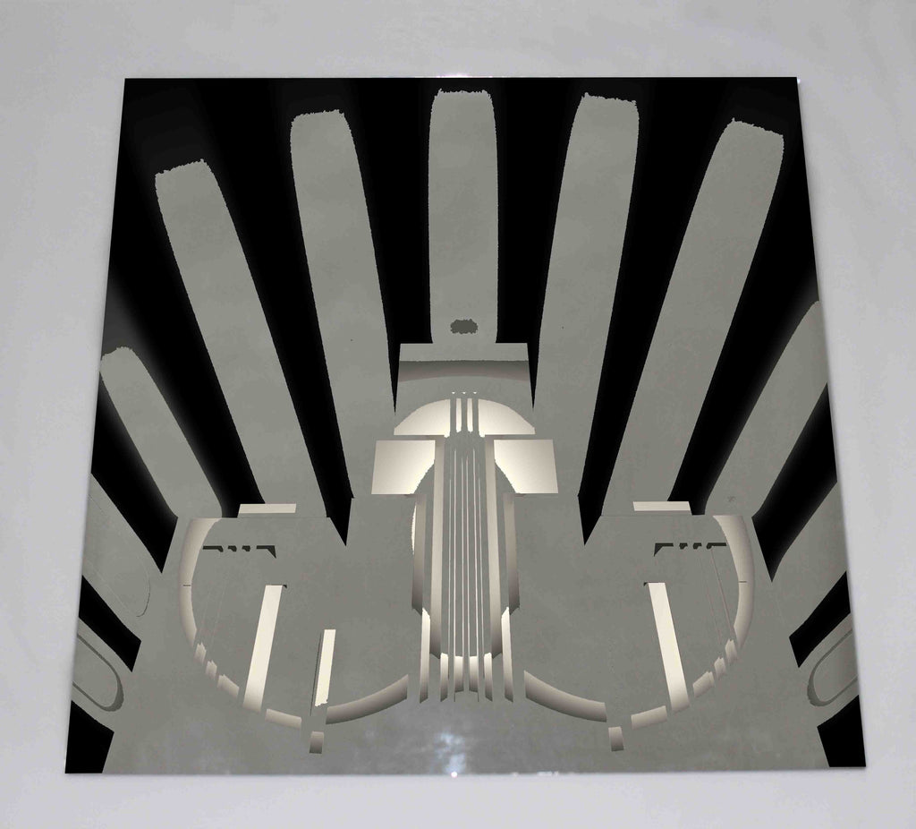 New Product Futuristic city skyline (Mirror Art print)  - Andrew Lee Home and Living Homeware