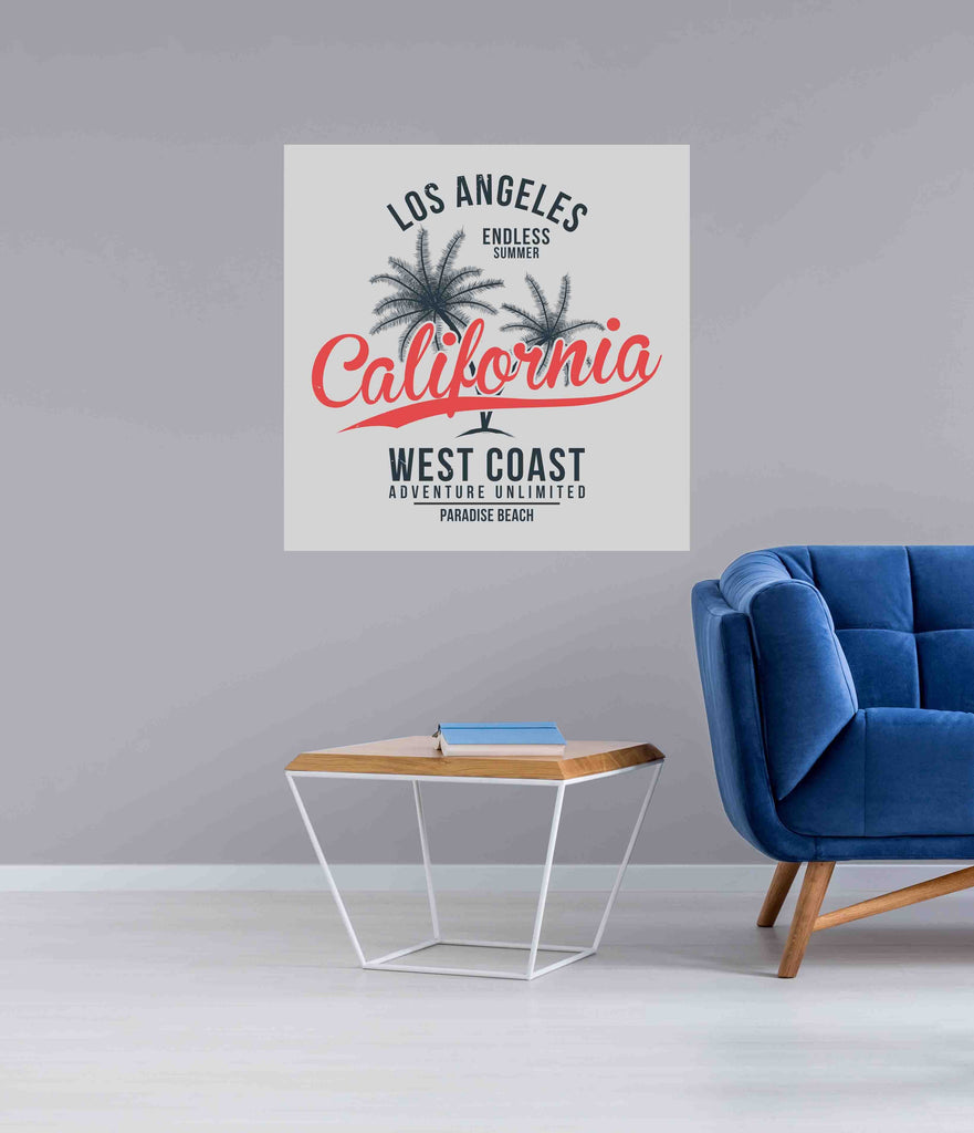 New Product California, Los Angeles (Mirror Art print)  - Andrew Lee Home and Living Homeware