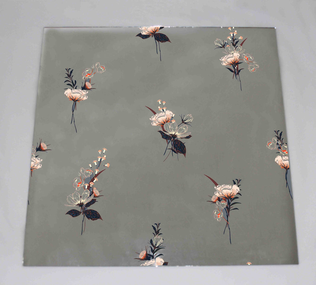 New Product Trendy Floral pattern in the many kind of flowers (Mirror Art print)  - Andrew Lee Home and Living Homeware