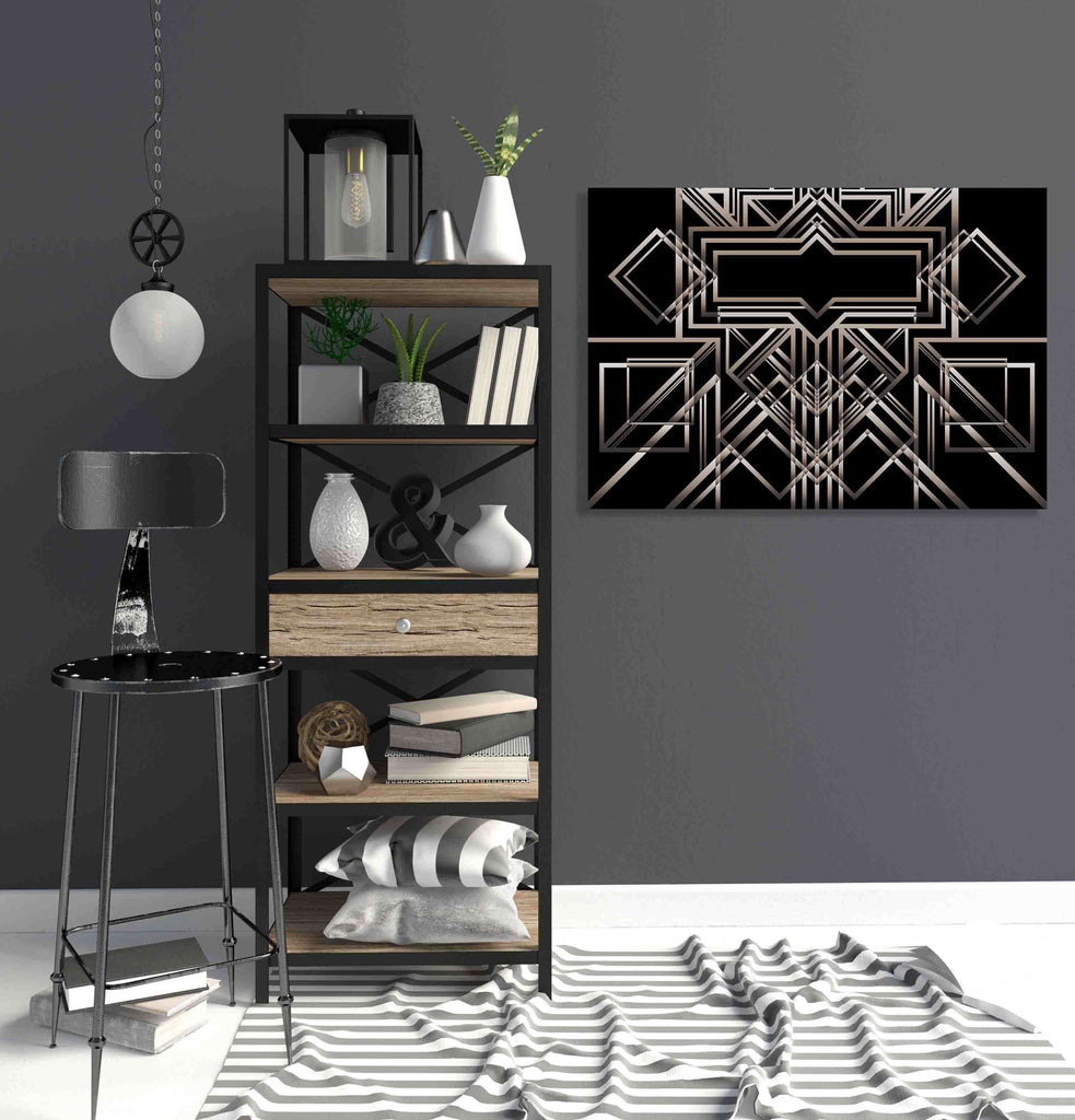 New Product Art deco geometric pattern (1920's style) (Canvas Prints)  - Andrew Lee Home and Living Homeware