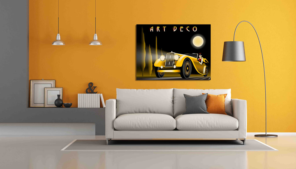 New Product The woman in the car on the road (Canvas Prints)  - Andrew Lee Home and Living Homeware