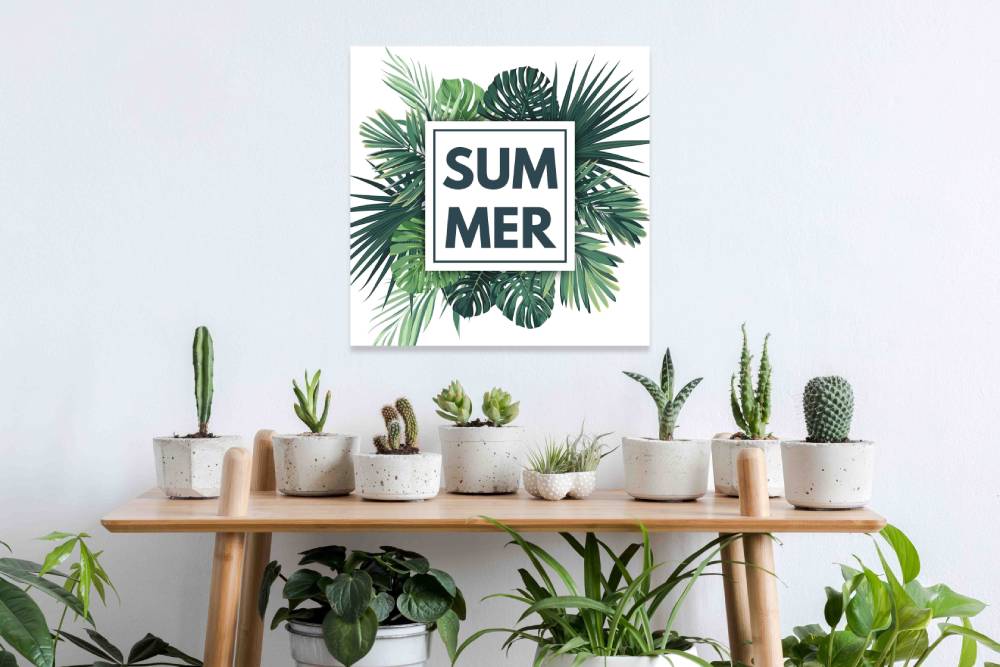 New Product Tropical Green California (Canvas Print)  - Andrew Lee Home and Living Homeware