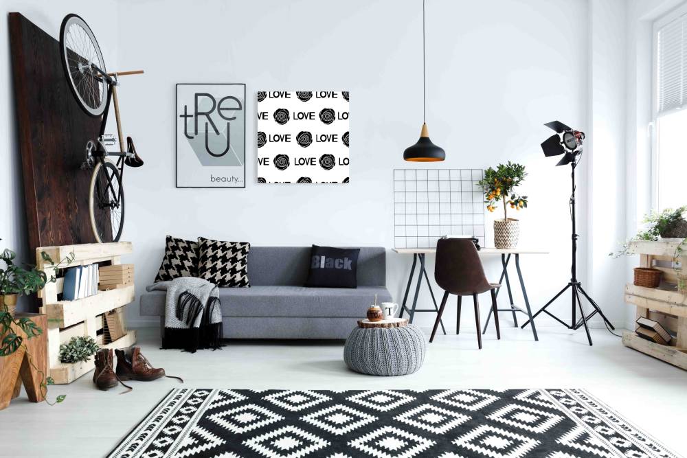 New Product Love Black roses (Canvas Print)  - Andrew Lee Home and Living Homeware