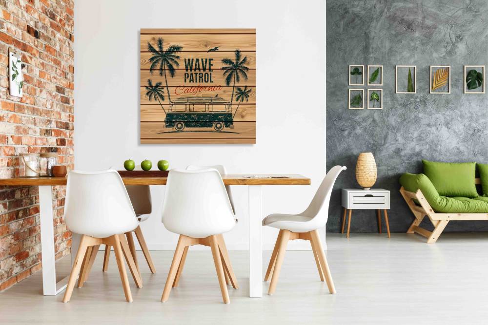 New Product Retro surf van (Canvas Print)  - Andrew Lee Home and Living Homeware