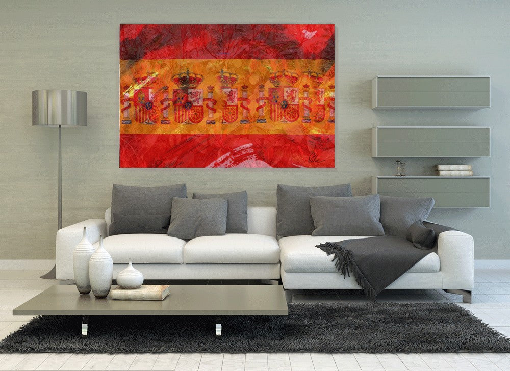 New Product Spain Flag  - Andrew Lee Home and Living Homeware