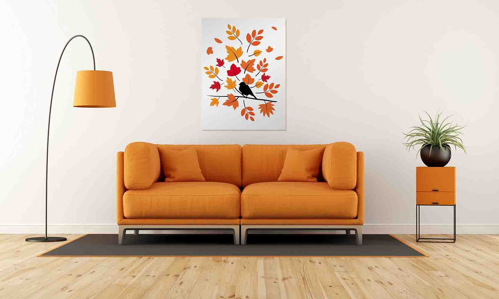New Product Sparrow on a branch (Mirror Art print)  - Andrew Lee Home and Living
