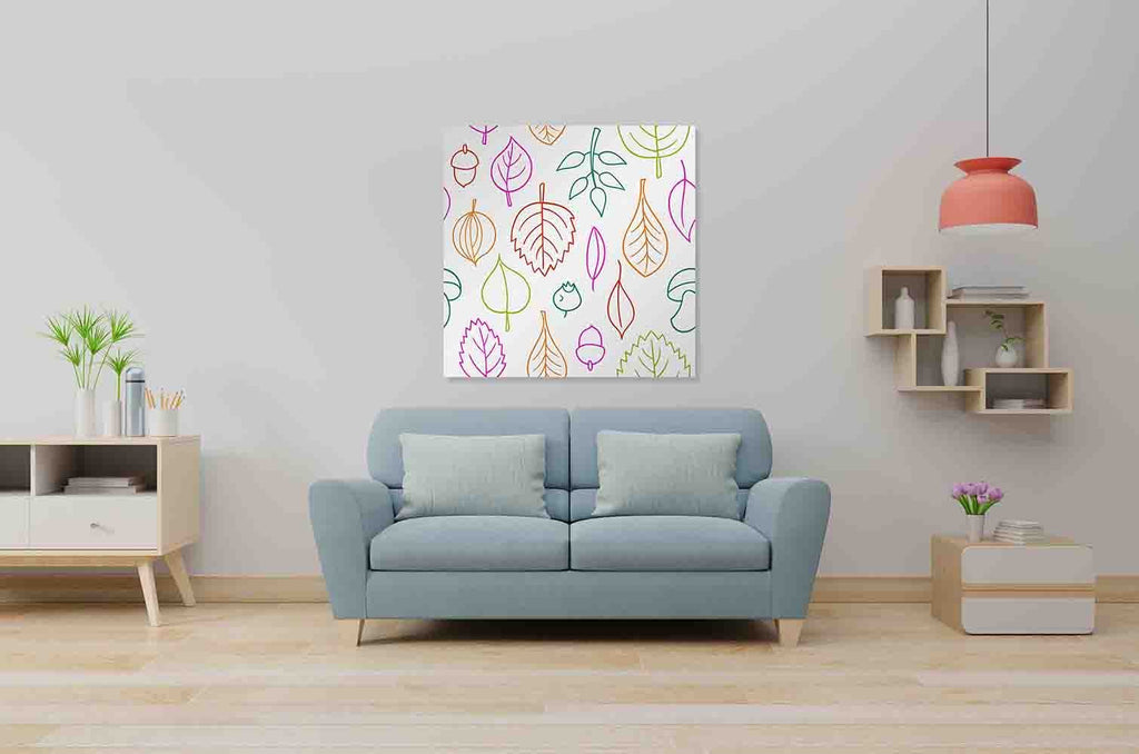 New Product Nuts, acorns, leaves, berries (Mirror Art print)  - Andrew Lee Home and Living