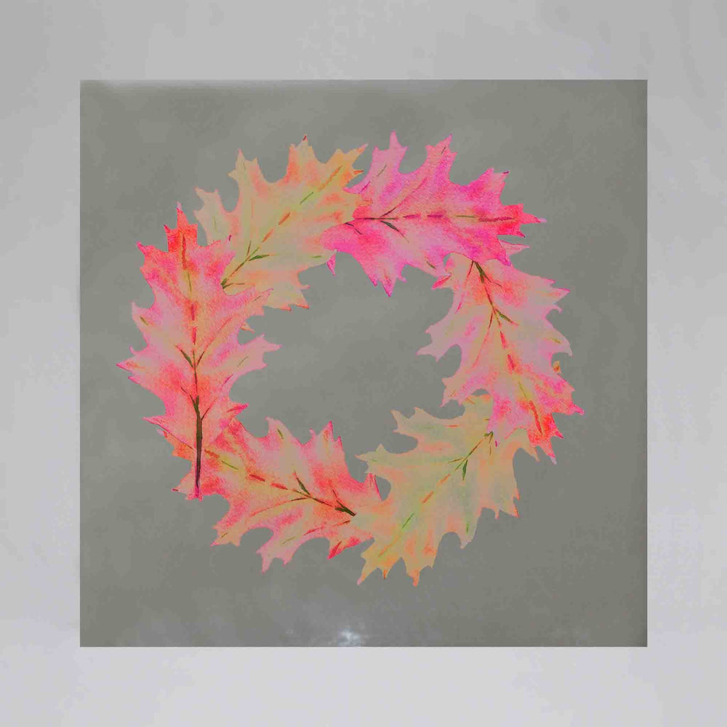 New Product Watercolour wreath (Mirror Art print)  - Andrew Lee Home and Living