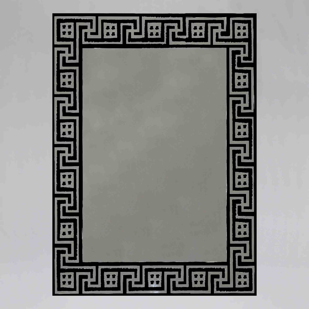 New Product Greek traditional meander pattern (Mirror Art print)  - Andrew Lee Home and Living