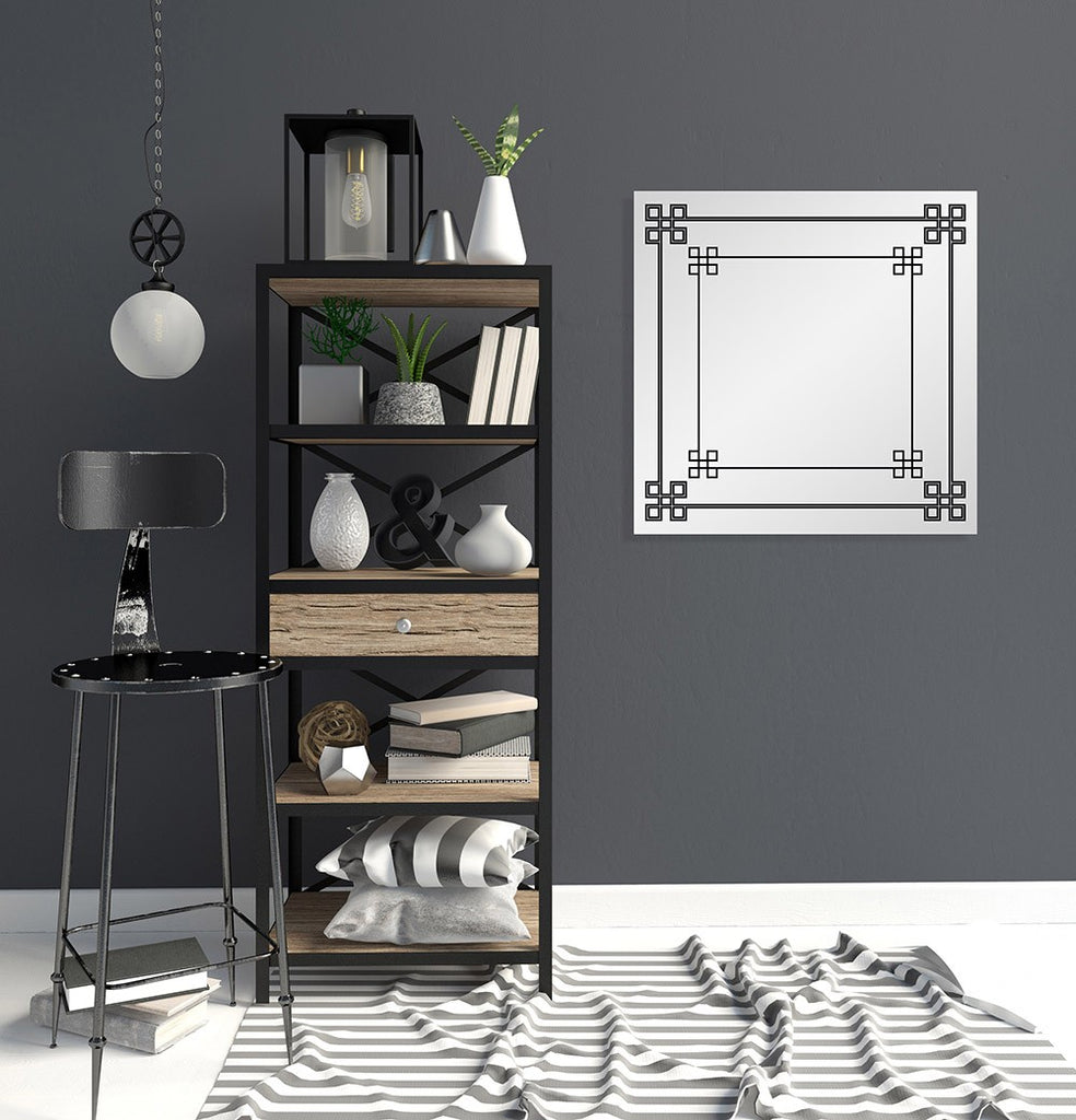 New Product Roman style black ornamental decorative frame (Mirror Art print)  - Andrew Lee Home and Living