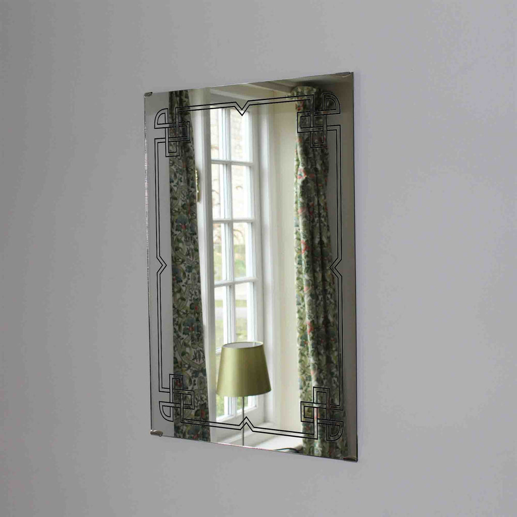 New Product Roman style black ornamental (Mirror Art print)  - Andrew Lee Home and Living