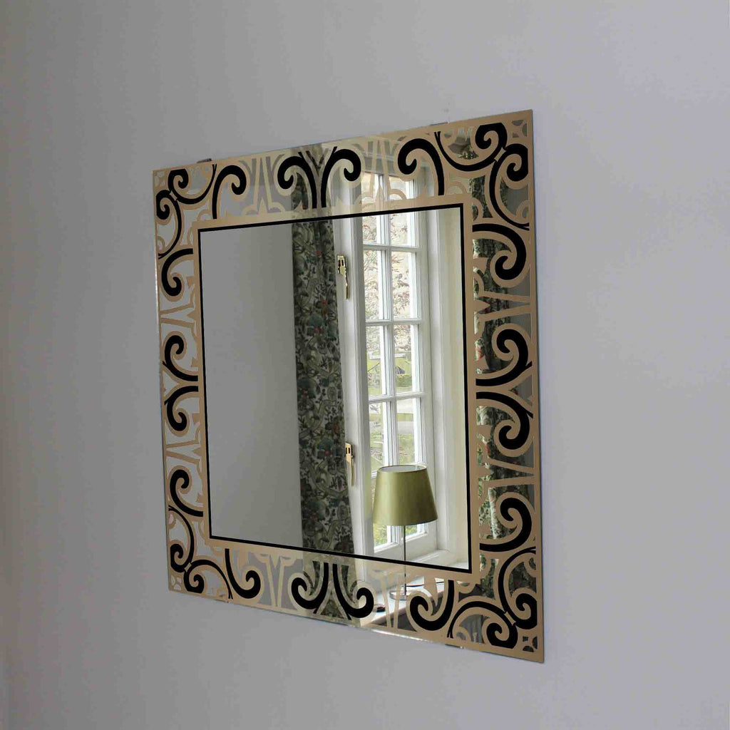 New Product Vintage gold Frame (Mirror Art print)  - Andrew Lee Home and Living