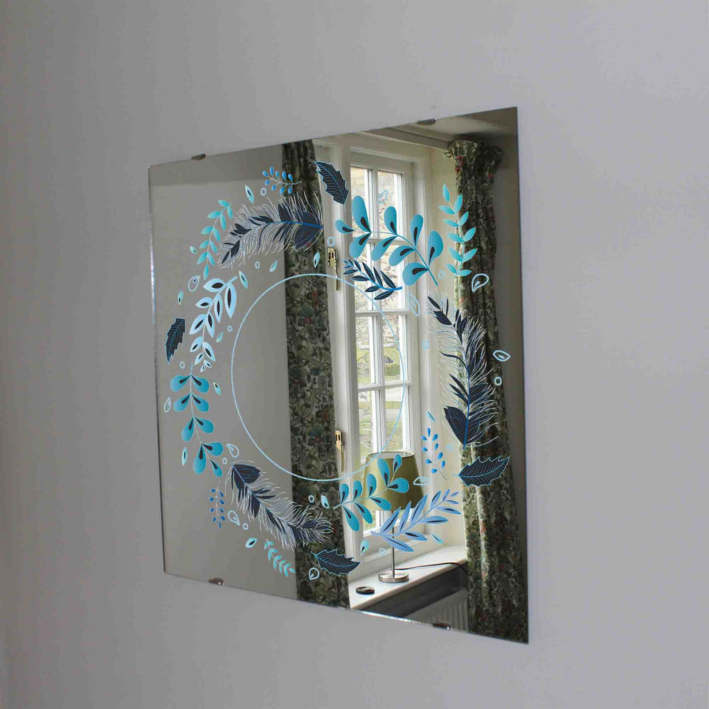 New Product Decorative wreath (Mirror Art print)  - Andrew Lee Home and Living