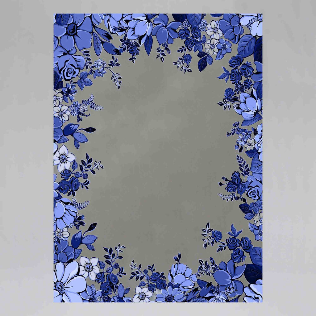 New Product Winter Floral Frame (Mirror Art print)  - Andrew Lee Home and Living