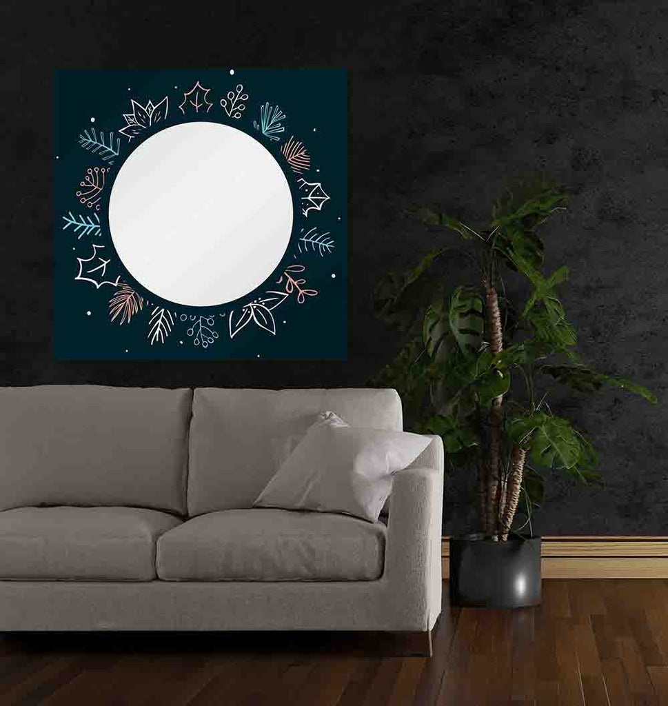 New Product Winter outlines hand drawn branches twigs (Mirror Art print)  - Andrew Lee Home and Living