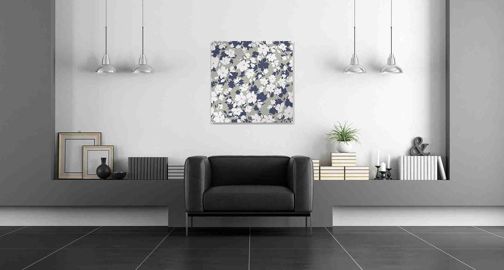 New Product Flowers with Frosted background (Mirror Art print)  - Andrew Lee Home and Living