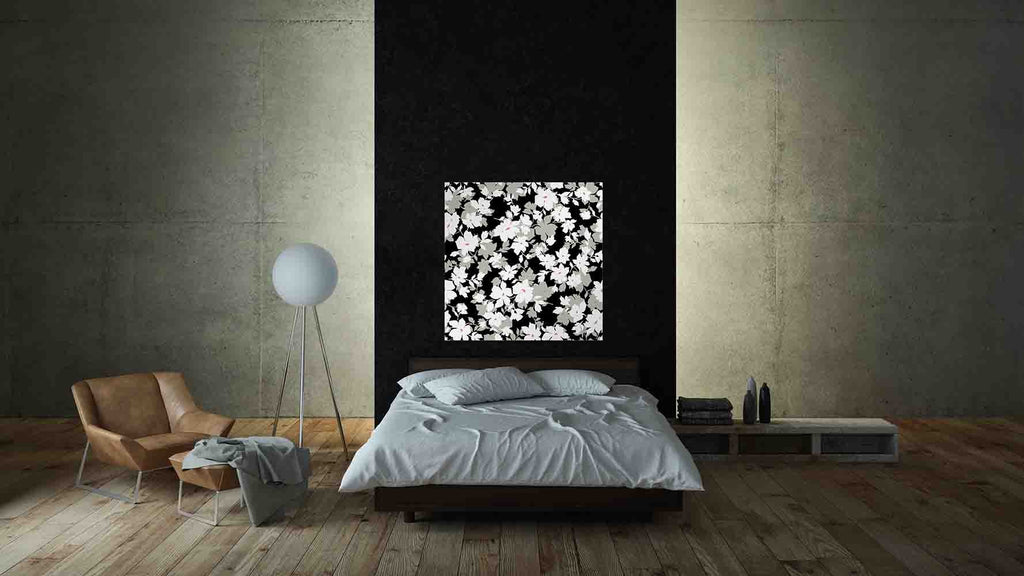 New Product Frosted Flowers (Mirror Art print)  - Andrew Lee Home and Living