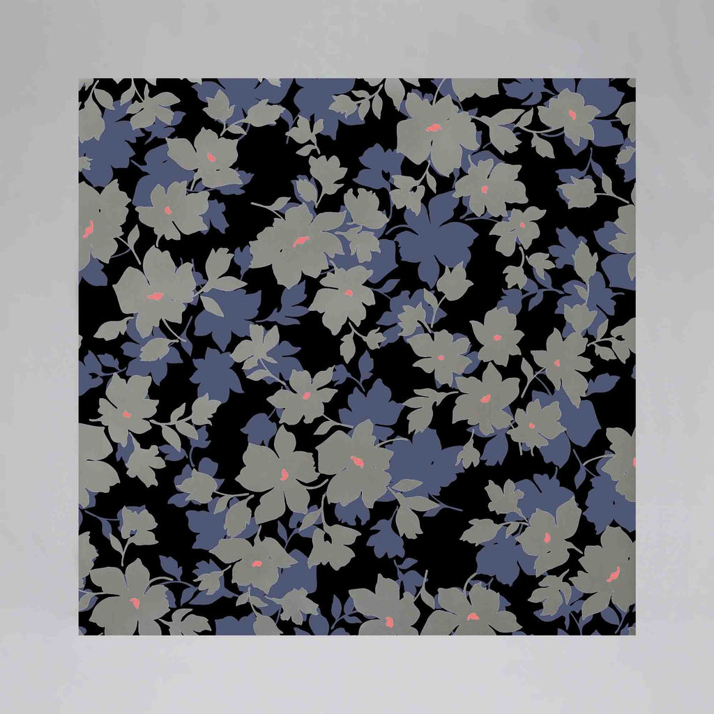 New Product Blue Flowers (Mirror Art print)  - Andrew Lee Home and Living