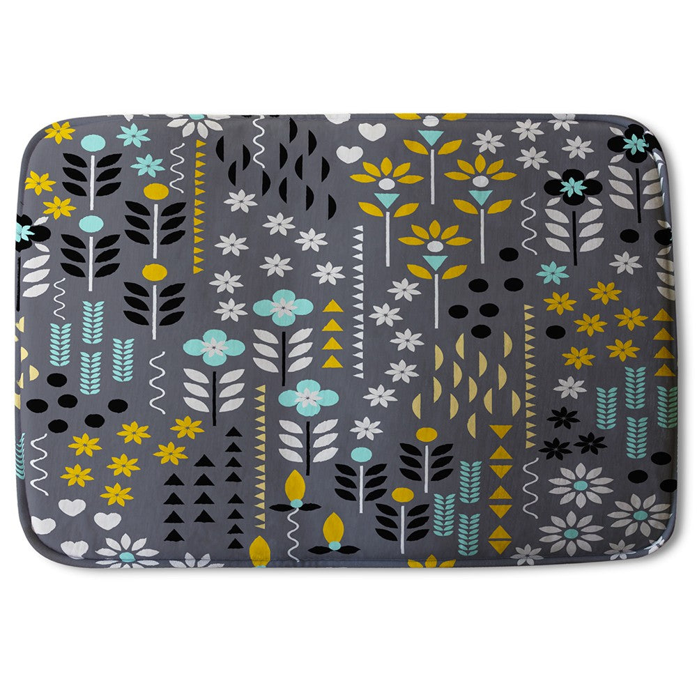 New Product Flower Print (Bath Mat)  - Andrew Lee Home and Living