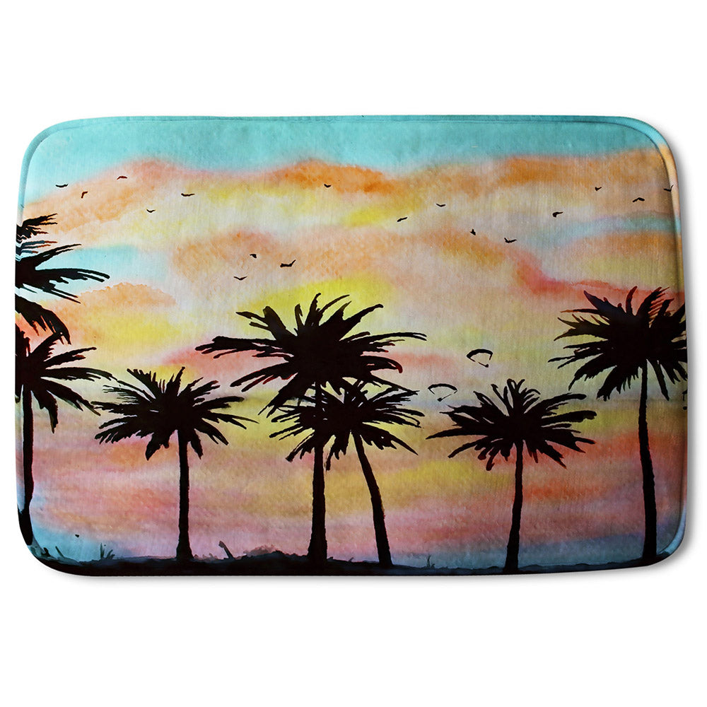 Bathmat - New Product Palm Trees at Sunset (Bath mats)  - Andrew Lee Home and Living