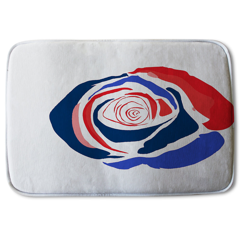 Bathmat - New Product Red & Blue Rose (Bath mats)  - Andrew Lee Home and Living