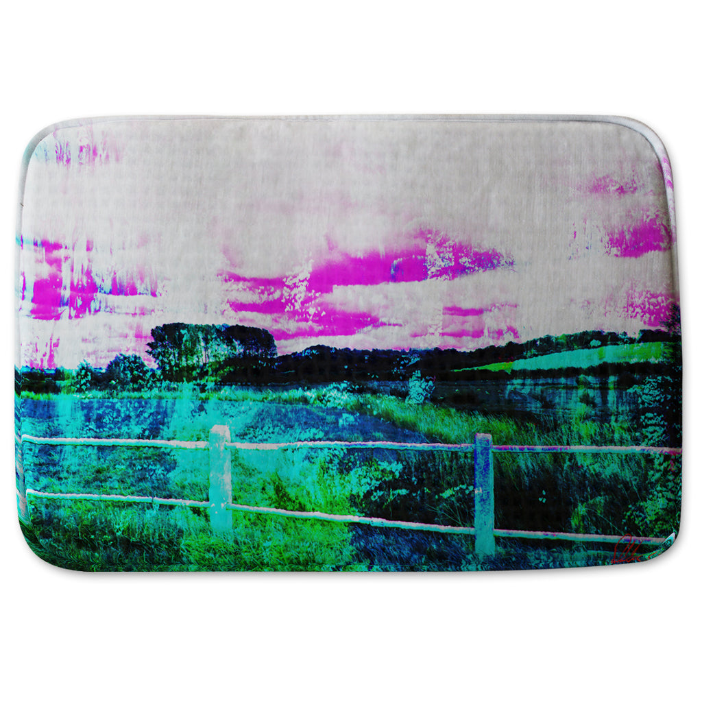 New Product Fluorescent countryside (Bathmat)  - Andrew Lee Home and Living