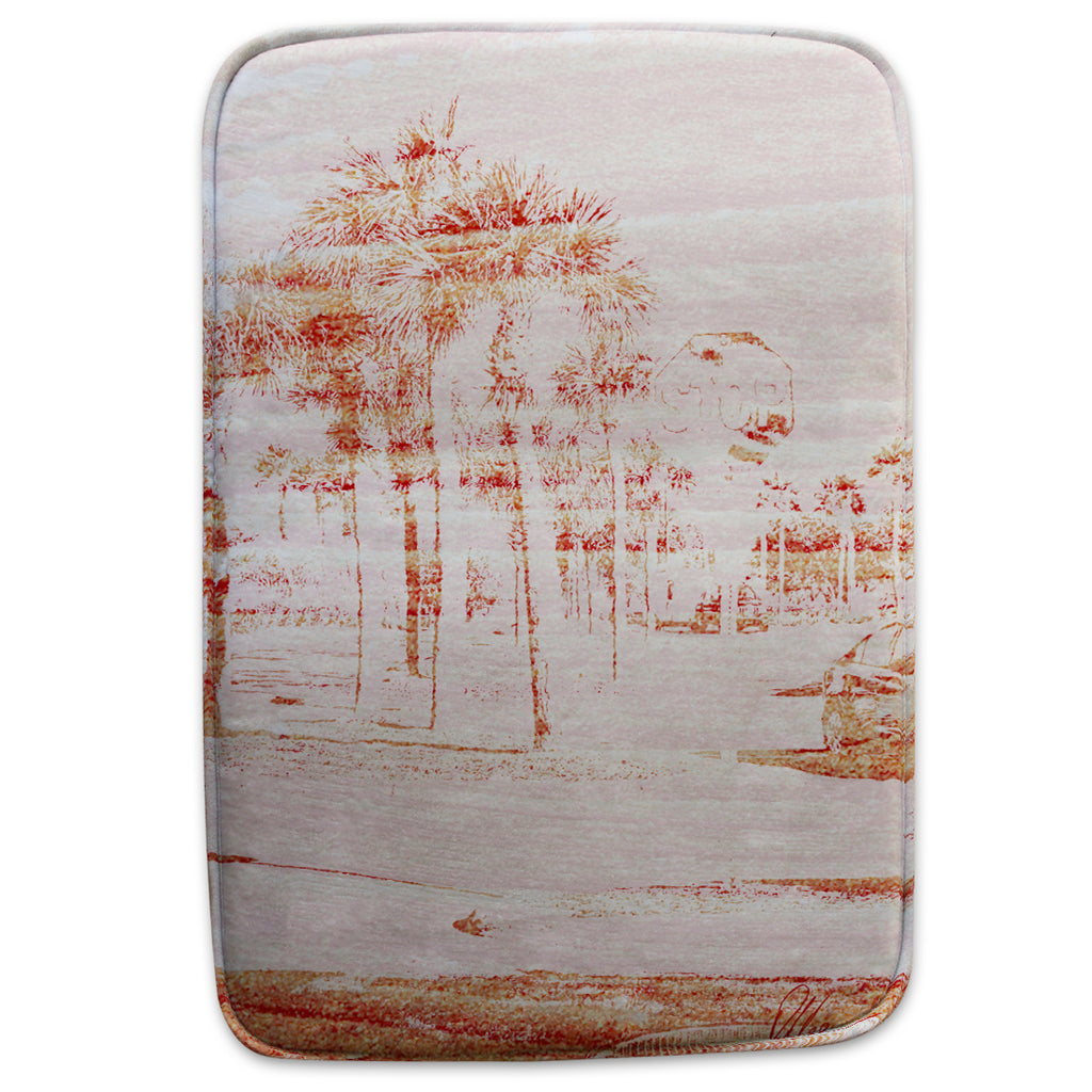 New Product Bronze Palm (Bathmat)  - Andrew Lee Home and Living