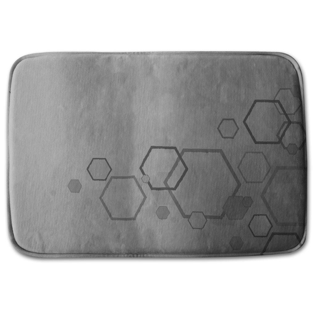 Bathmat - Abstract hexagon (Bath mats) - Andrew Lee Home and Living
