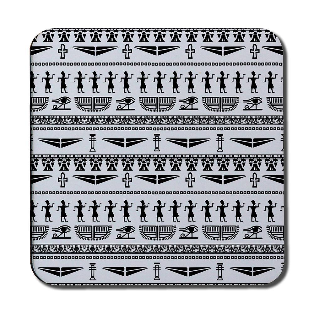 Tribal Egyptian art (Coaster) - Andrew Lee Home and Living
