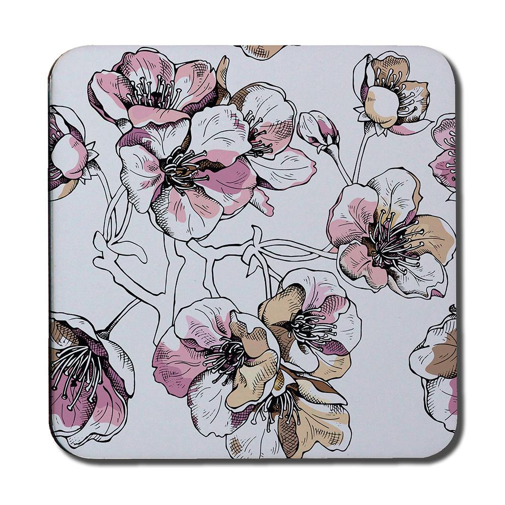 Flower Illustration (Coaster) - Andrew Lee Home and Living