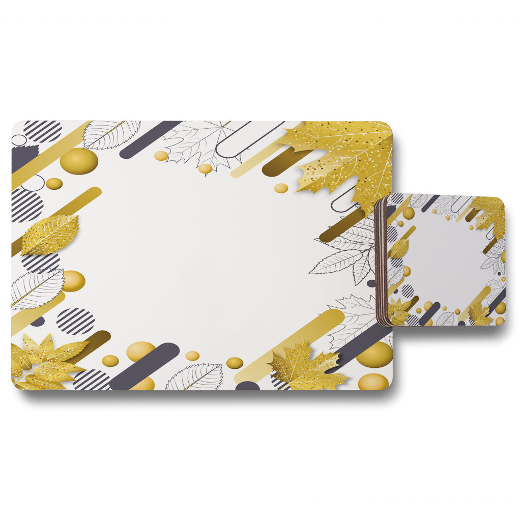 New Product Geometric Pattern (Placemat & Coaster Set)  - Andrew Lee Home and Living
