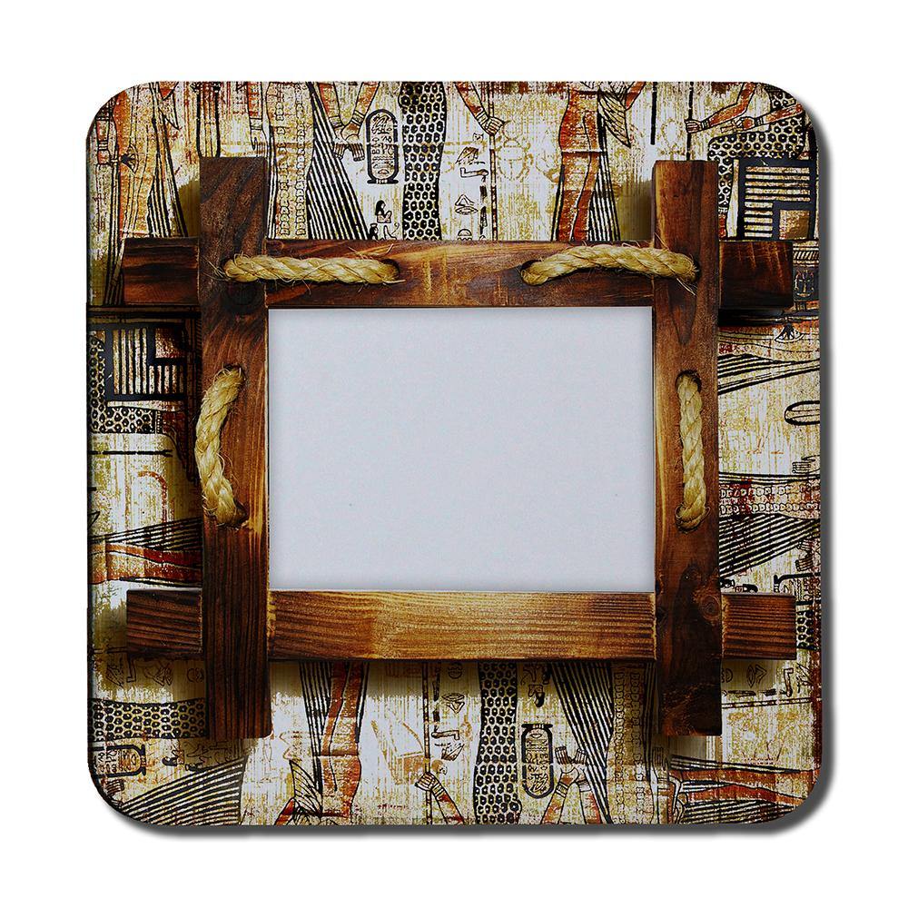 Rustic Egyptian Wooden Frame (Coaster) - Andrew Lee Home and Living