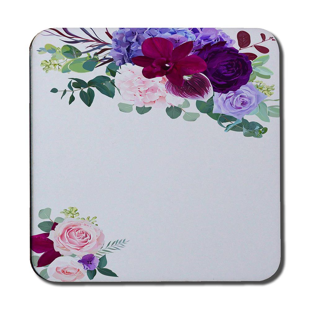 Pink & Purple Roses (Coaster) - Andrew Lee Home and Living
