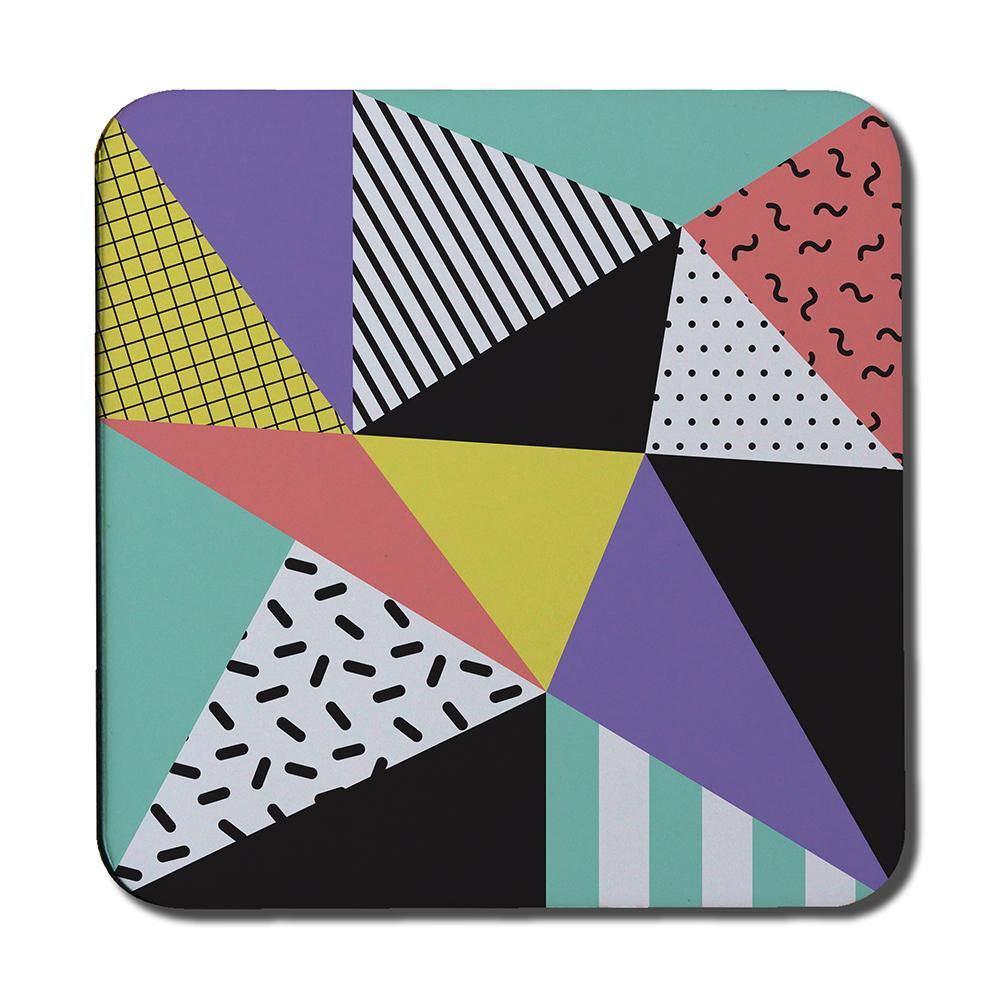 Retro Themed Geometrics (Coaster) - Andrew Lee Home and Living