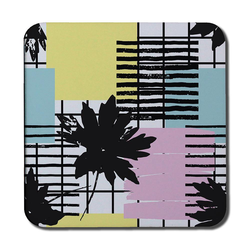 Geometric Shape & Leaf Print (Coaster) - Andrew Lee Home and Living