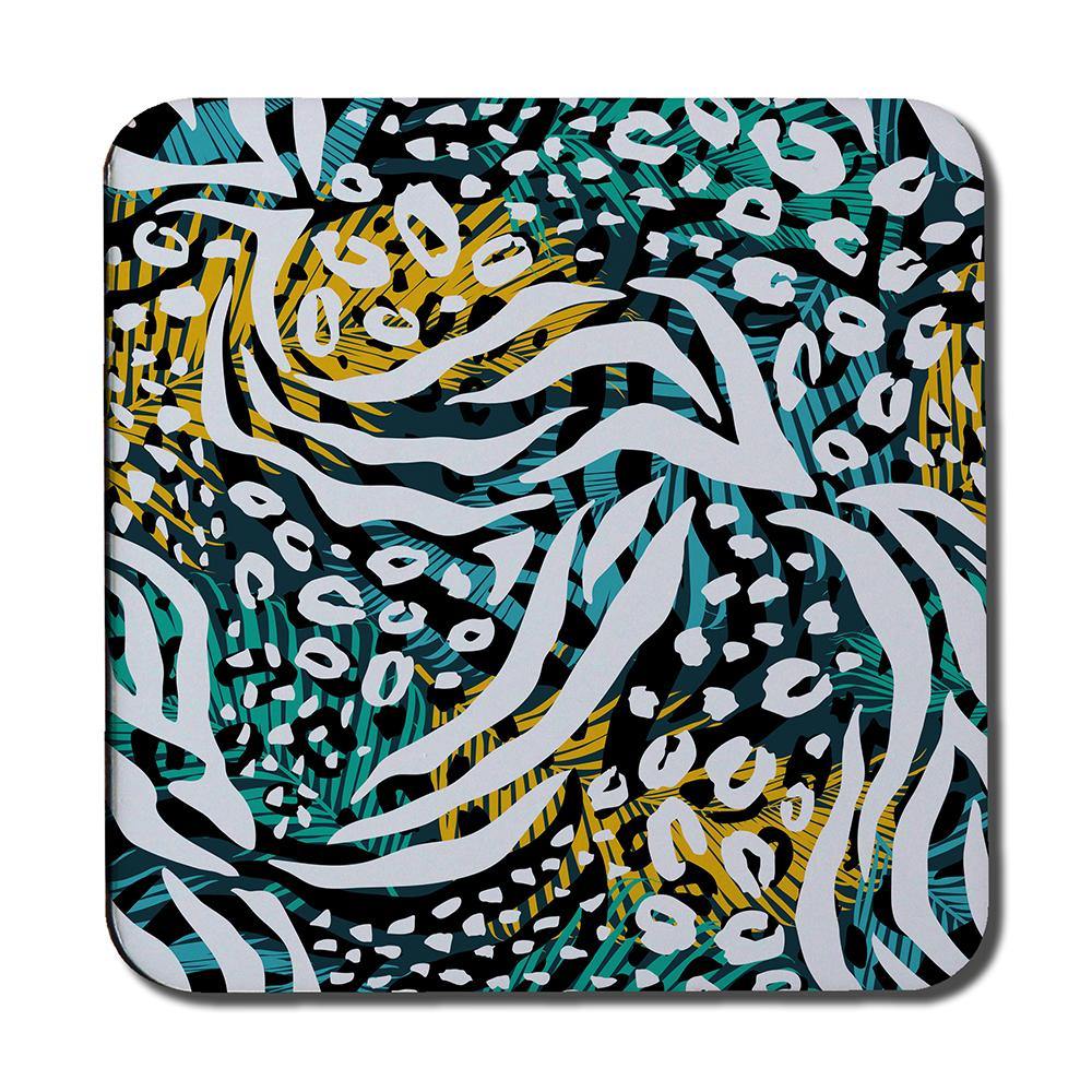 Tropical Leaves & Animal Print (Coaster) - Andrew Lee Home and Living