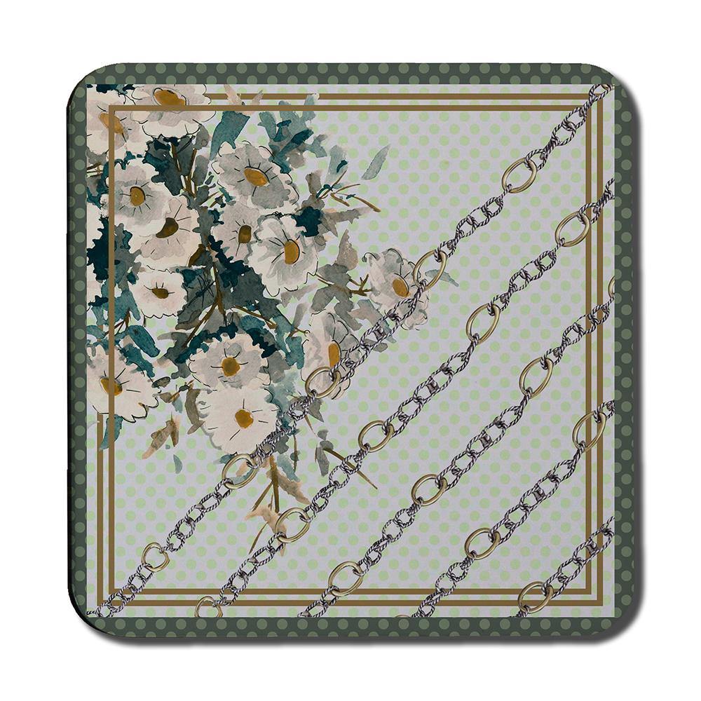Flowers & Chain Links (Coaster) - Andrew Lee Home and Living