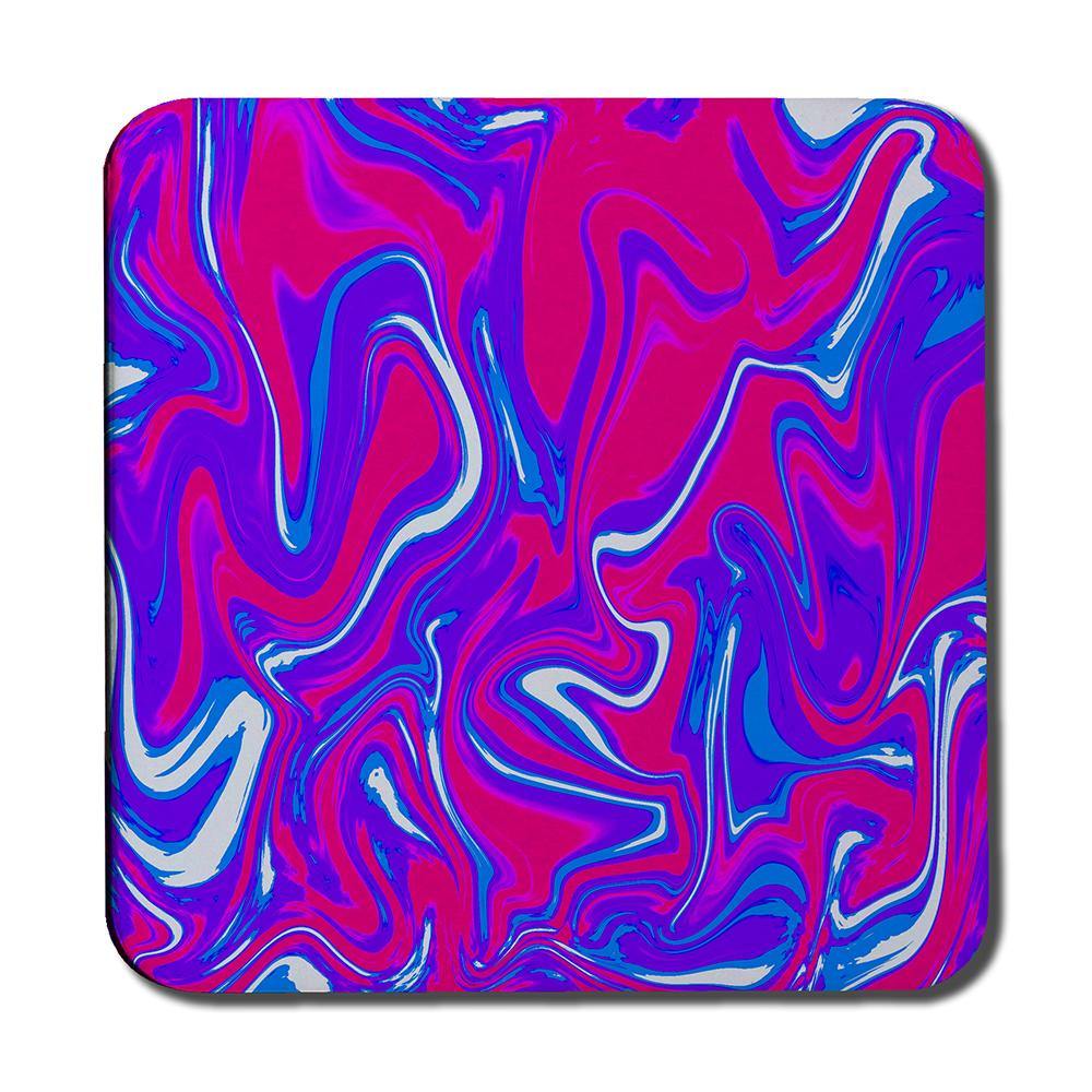 Pink & Blue Marble (Coaster) - Andrew Lee Home and Living