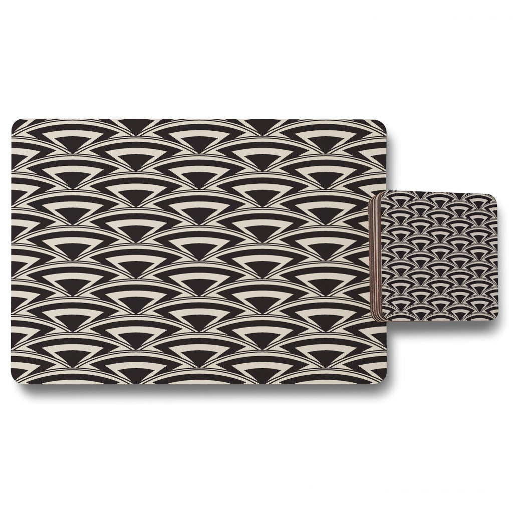 New Product Geometric Arches (Placemat & Coaster Set)  - Andrew Lee Home and Living