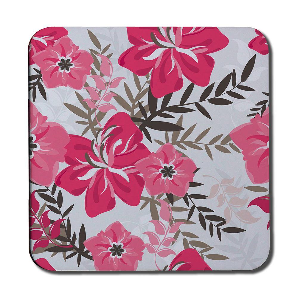 Red & Pink Floral (Coaster) - Andrew Lee Home and Living