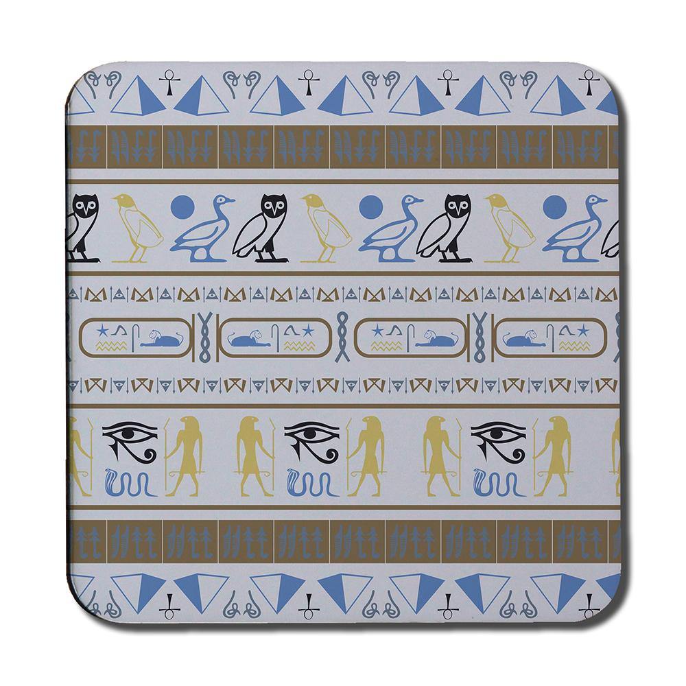 Heiroglyphs (Coaster) - Andrew Lee Home and Living