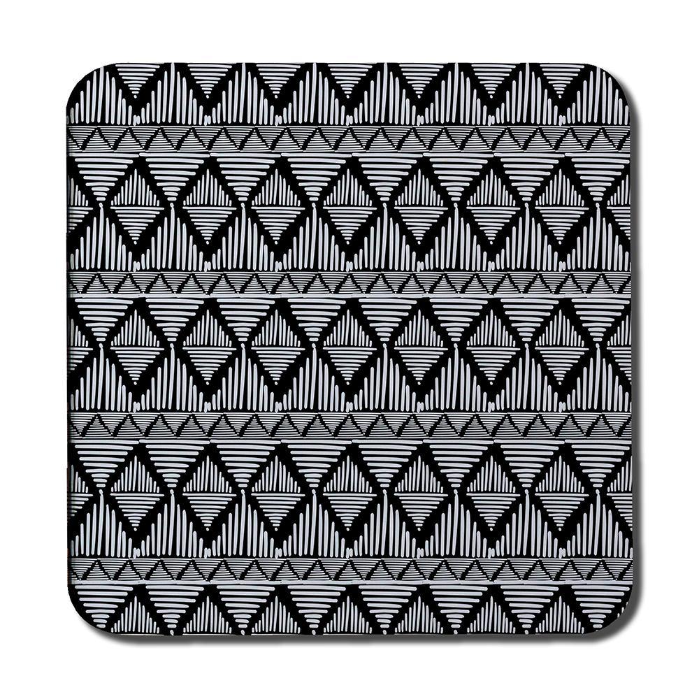 Geometric Line Pattern (Coaster) - Andrew Lee Home and Living