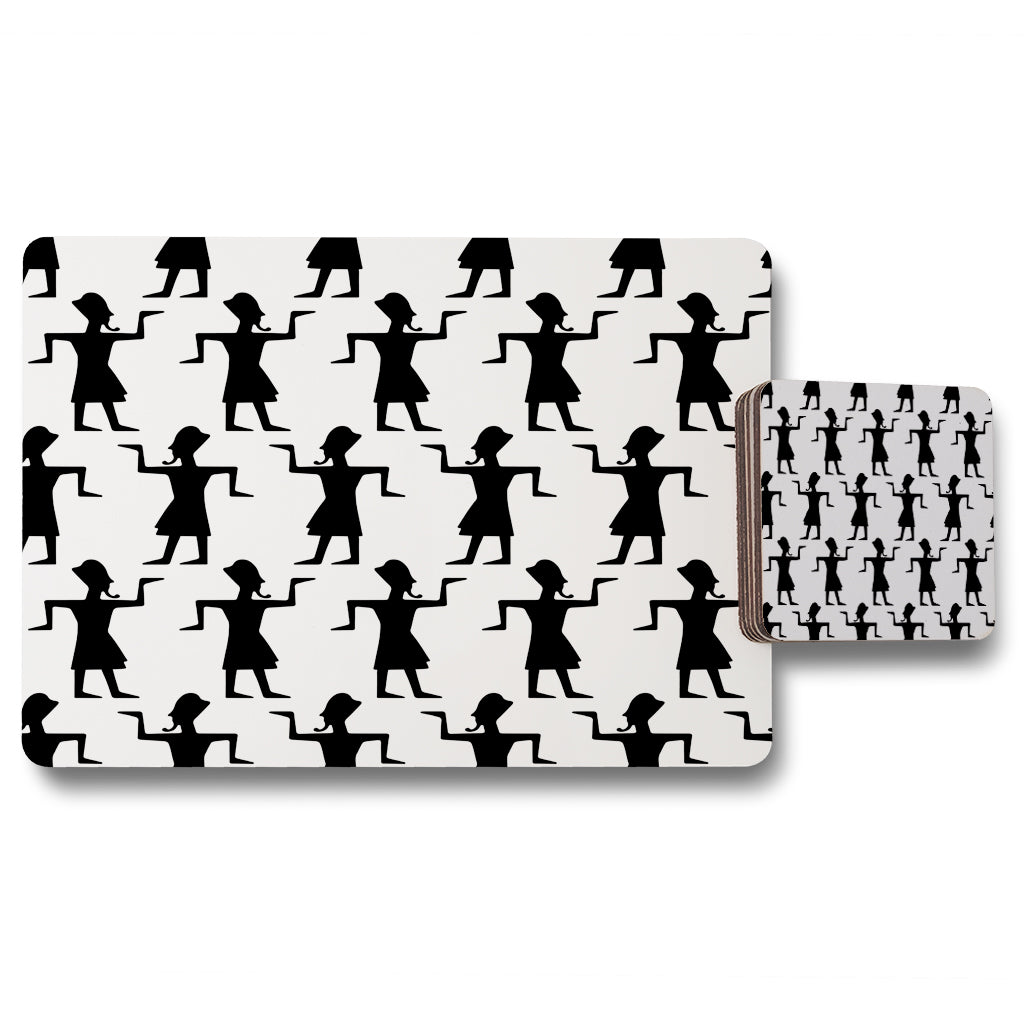 New Product Egyptian Tribal Art (Placemat & Coaster Set)  - Andrew Lee Home and Living