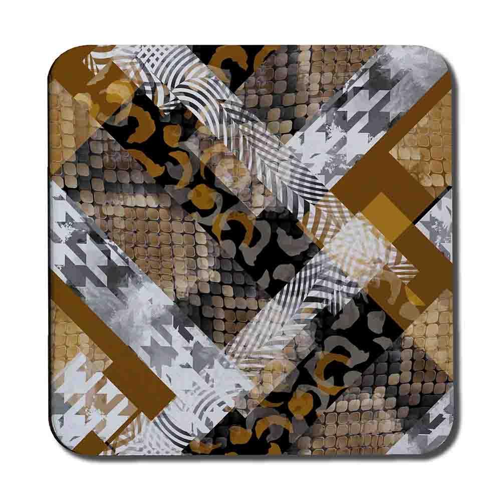 Geometric Snake Skin & Patterns (Coaster) - Andrew Lee Home and Living